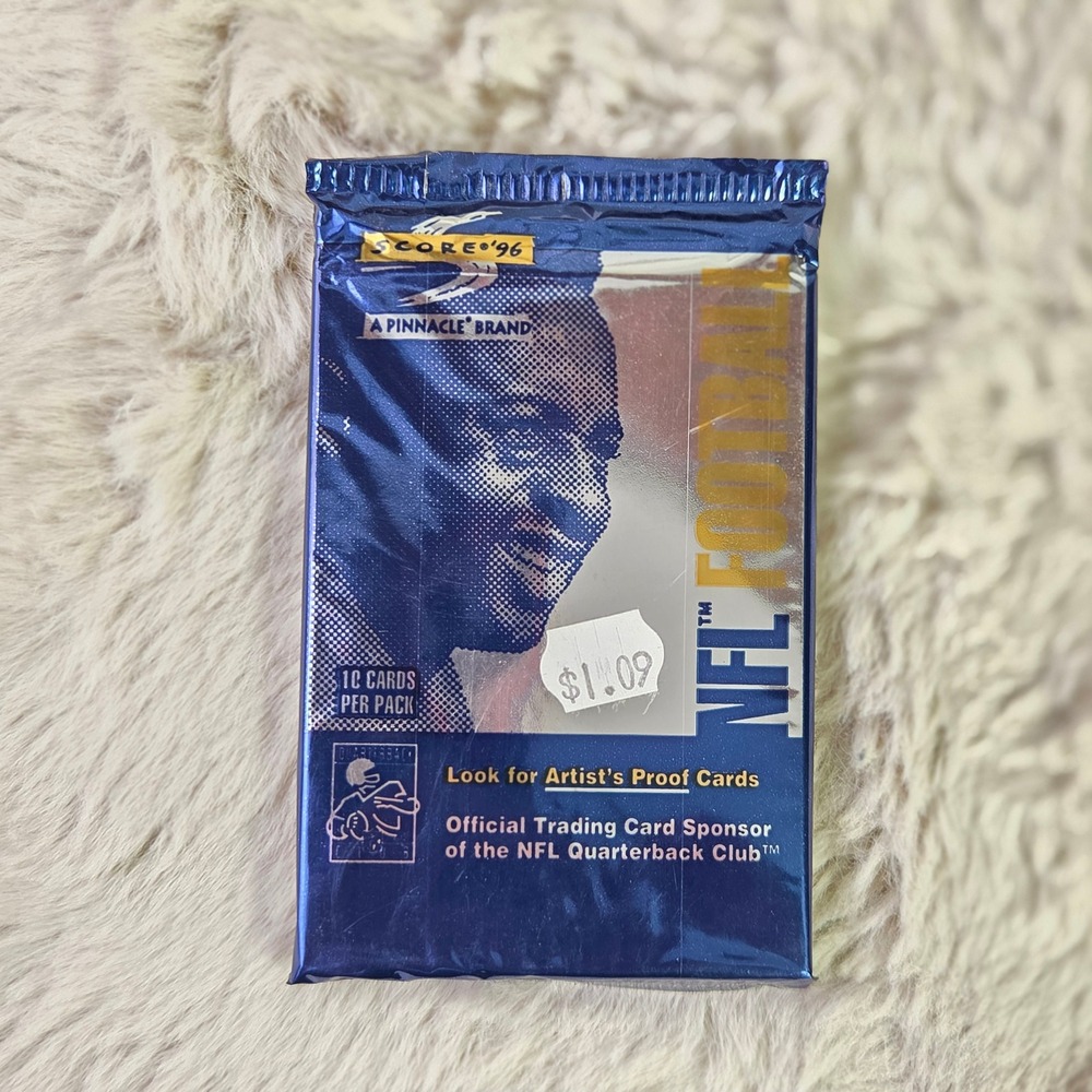 1996 Score Football NFL Trading Card Pack Pinnacle Artist Proof Chase 10 Cards